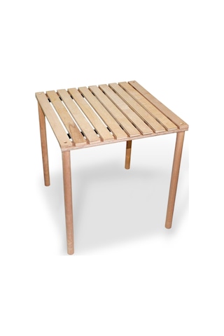 Asudehome Ahşap Katlanabilir Rulo Kamp Masası - Çantalı Piknik Ma