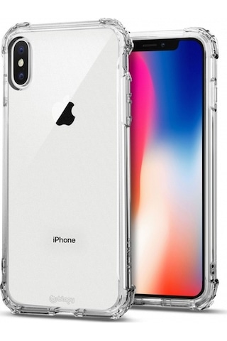 Apple Uyumlu iPhone Blogy X Xs İle Crystal Fit Kılıf Clear