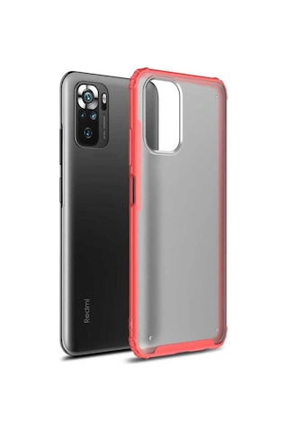Xiaomi Poco M5s Kılıf Zore Volks Kapak Kırmızı