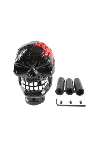 Suntek Manuel Kafatası Vites Değiştirme Topuzu Siyah