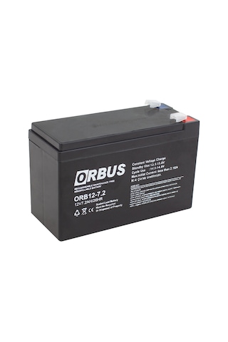 Powermaster Orbus Orb12-7.2 12 Volt 7.2 Amper Akü 150x65x90 Mm