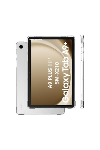 Samsung Galaxy Tab A9 Plus 11 Inç Tablet Uyumlu Silikon Kılıf Şeffaf Köşe Korumalı Sm-x210 Kılıf