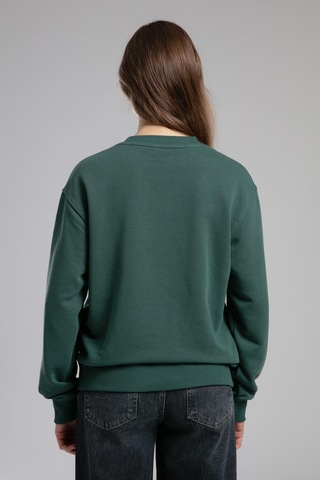 Lee Cooper Iona Kadın O Yaka Sweatshirt Zümrüt-21482 Zümrüt