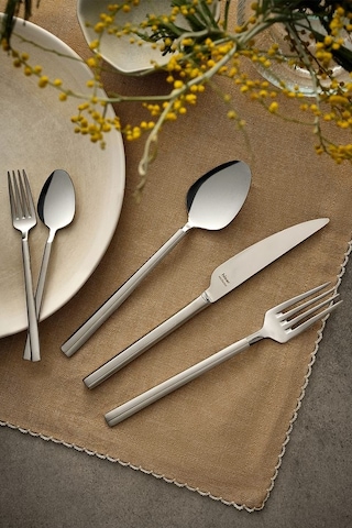 Hisar Milano 84 Parça 12 Kişilik Çatal Kaşık Bıçak Takımı