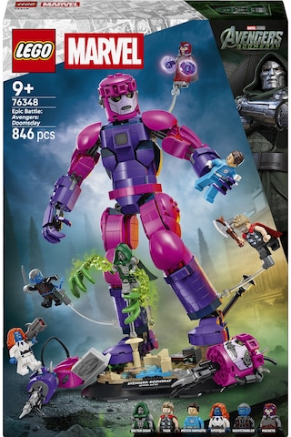 LEGO® ǀ Marvel Efsanevi Savaş: Avengers: Doomsday 76348 - 9 Yaş ve Üzeri Çocuklar için Figür İçeren Oyuncak Yapım Seti (846 Parça)