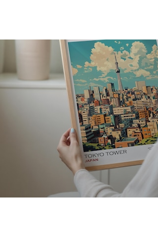 Japon Tokyo Posteri, Duvar Sanatı, Japon Duvar Sanatı