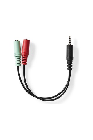 3.5 Mm Erkek - 2x 3.5 Mm Dişi 20cm Çevirici Kablo