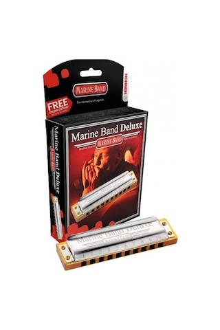 Hohner Marine Band Deluxe Mızıka re Majör