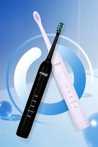 Mioji Oral B1 Şarj Edilebilir IPX8 5 Modlu Diş Fırçası Siyah + 3 Yedek Başlık