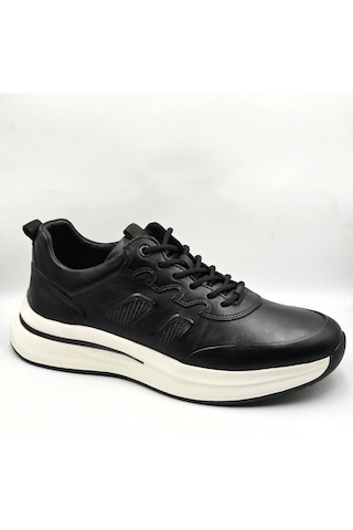 Lbr H1146 Siyah Hakiki Deri Eva Taban Erkek Günlük Casual Deri Spor Ayakkabı