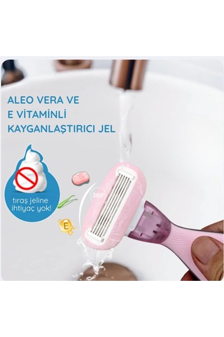 Dynamo Beauty Kadın 5 Bıçaklı Mini Tıraş Bıçağı- Kutulu, Seyahat Boy