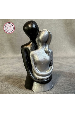 Uretti - Hülya 6683 El Yapımı Dekoratif Sarılmış Çift Biblo 1 Adet