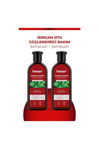 Tresan Isırgan Otu Bakım Şampuanı Normal Ve Kuru Saçlar 300 Ml 2 Li