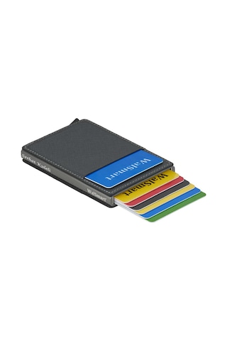 Walsmart Pocket Safiano Akıllı Mekanizmalı Deri Unisex Cüzdan