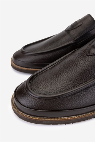 Valmenti Erkek Hakiki Deri Kahverengi Loafer Ayakkabı 374 1401 Erk Ayk Sk25-26 Kahve Fltr Kahverengi