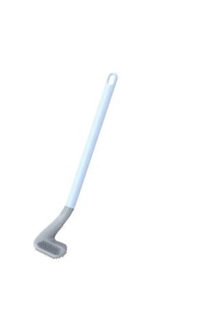Silikon Yumuşak Kıllı Tuvalet Fırçası-gök Mavisi