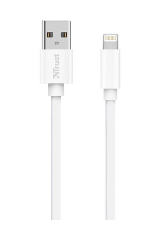 Trust 20345 Flat Lightning Kablo 1 M Beyaz