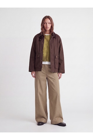 Jack & Jones Kadin Dik Yaka Kisa Mont - Zaga - 12298777 Demitasse