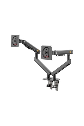 North Bayou Nb Ergonomic F160 17-32" Çift Kol 2-9 Kg Amortisörlü Monitör Standı Açık Ceviz