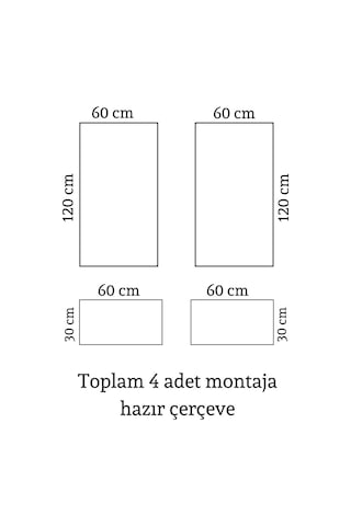 Decogold Decozza Dekoratif Boyanabilir 2,5 Cm Duvar Çıtası Hazır