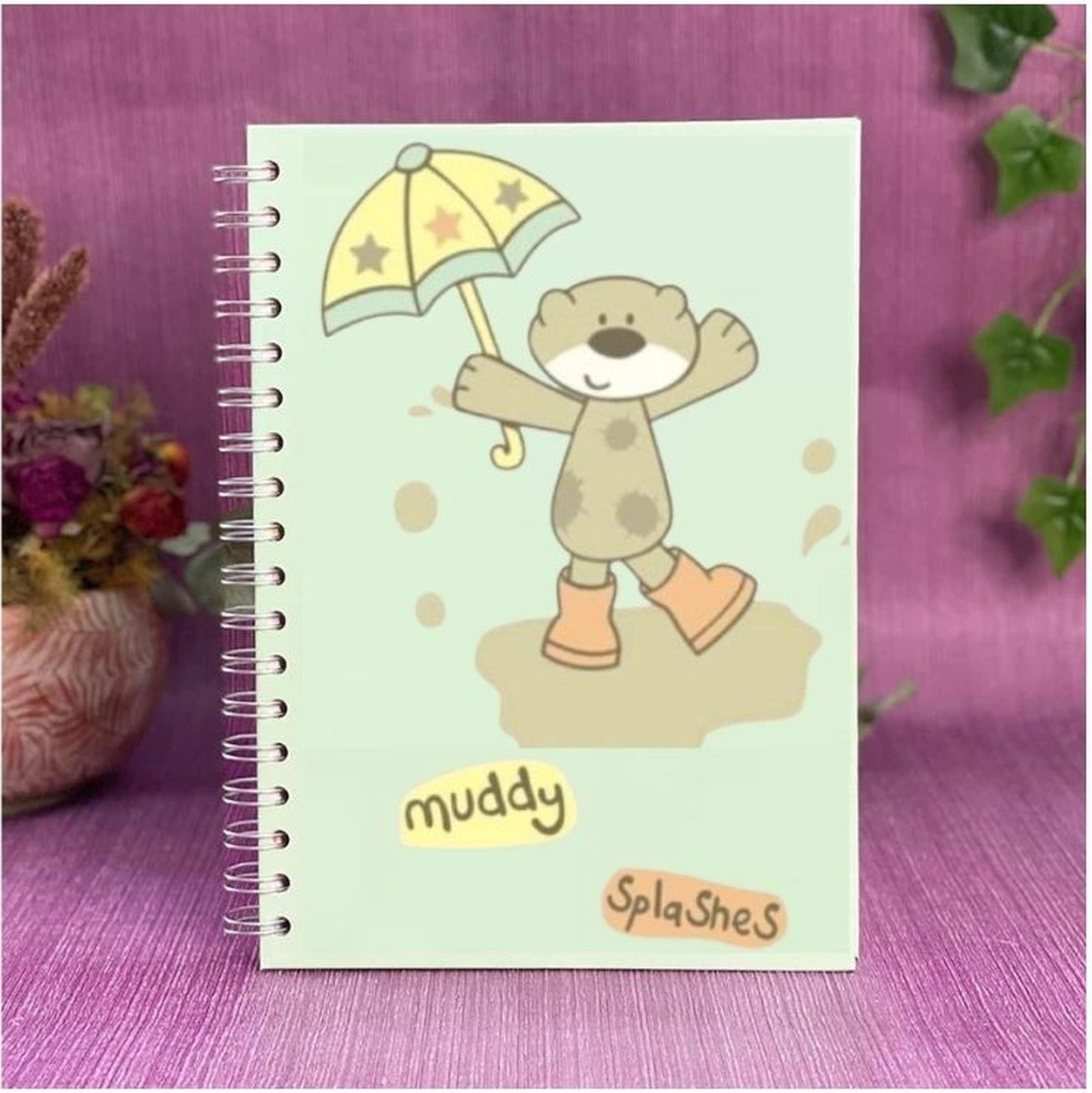 2 Adet Defter Sticker,laptop Sticker Sevimli Ayı Desenli Pvc 70x50x0,5cm
