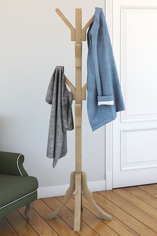 Homedora Axel Ahşap Ayaklı Gürgen Askılık Ahşap