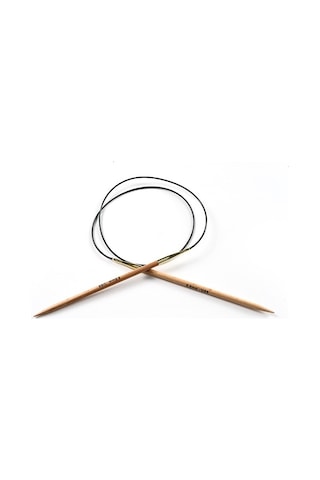 Knitpro Basix Kayın Ağacı Yuvarlak Örgü Şişi 80cm 5.00mm 35386