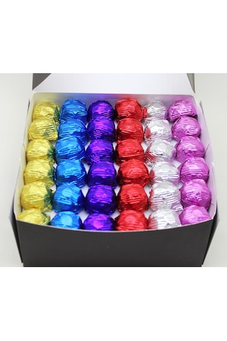 Dark Brown Dökme Fındık Parçacıklı Sargılı Kristal Sütlü Çikolata 1 KG