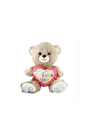 Pjh2324 Peluş 30cm Love You Kalpli Ayı -vrd Çok Renkli