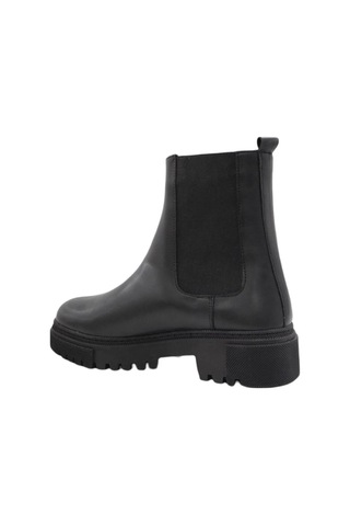 M.p. 232-2744 Zn Kadın Siyah Lastikli Bot-siyah Siyah