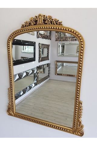 Ayna Denizi Lady Gold Model Altın Renk Dekoratif Ayna