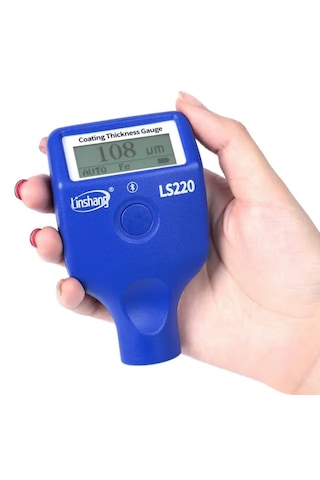 Linshang Ls220 Boya Ölçüm Cihazı 0-5000um Ölçüm Aralığı Demir Alüminyum Galvanizli Demir Ölçer Bluetooth'lu