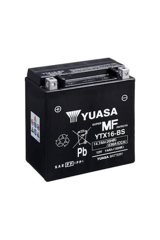 Yuasa Ytx16-bs Motosiklet Aküsü