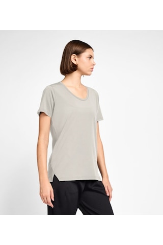 Lescon 25b-2057 Antrenman Kısa Kol Kadın T-shirt 25btba002057 Vanılya