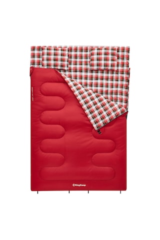 Kingcamp Snowflake 300-d Ultra Çift Kişilik Uyku Tulumu Red Kırmızı