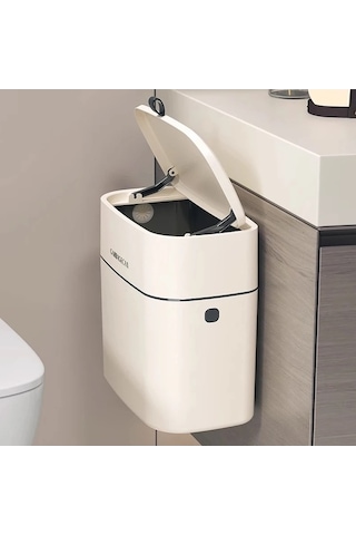 Maoyaya Ev Banyo Asılı Çöp Kutusu - Büyük Kapasiteli, Kare Çok Renkli Çok Renkli