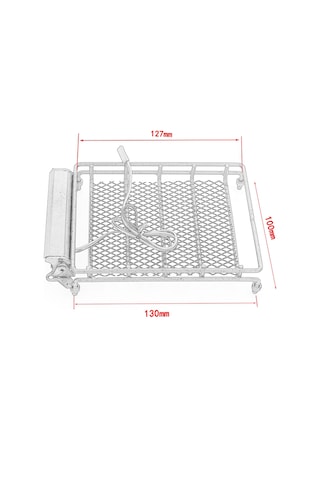 Jeehugo Led Işıklı Metal Çatı Bagaj Rafı - 1/14 1/12 1/10 Scx10 Cc01 Mn D90 D91 D99 Mn90 Mn99s Evrensel Uyumlu B2 Modeli