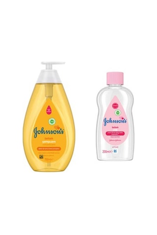 Johnson's Baby Bebek Şampuanı 200 ML + Bebek Yağı 200 ML