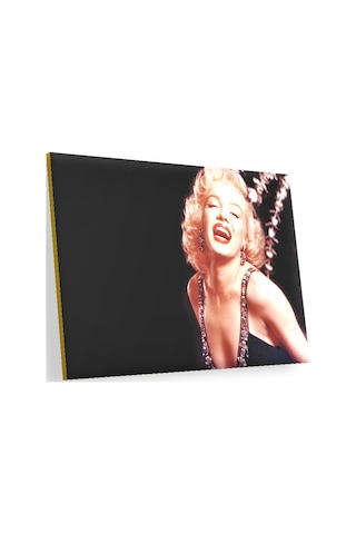 Cakasepetim Marilyn Monroe İçten Kahkaha Ahşap Mdf Tablo