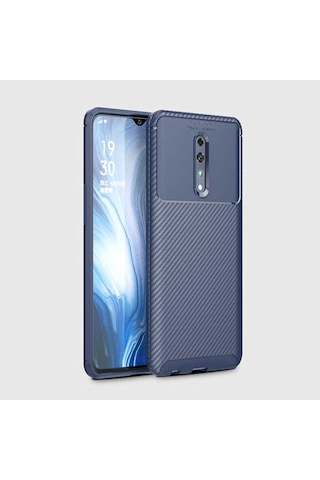 Oppo Reno Z Kilif Karbon Silikon Case 389460582