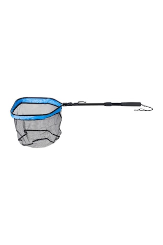 Lnd-26 40x30cm Kauçuk Tor 60cm Sap Katlanır Lrf Balıkçı Kepçesi