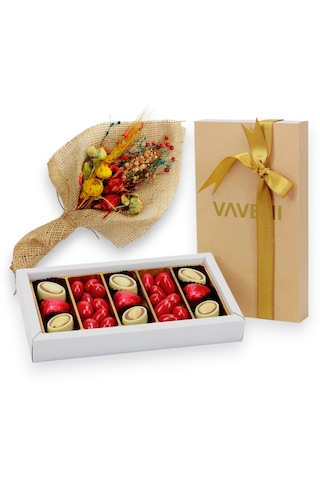 Vaveni Çikolata Kalpli Çikolata Çiçek 170 G