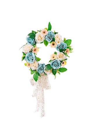 Suntek Parti Çiftlik Evi Festivali Yuvarlak Gül Mavi-pembe