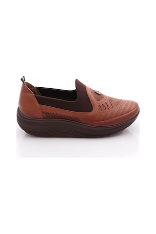 Dgn 4029 Kadin Comfort Ayakkabi Taba Analin