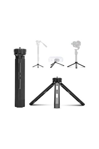 Alüminyum Mini Tripod, Zhiyun Smooth Q/4, Crane Plus/2, Osmo Mobile, Ronin-s, Vimble 2, Gimbal Sap Kavrama Sabitleyici