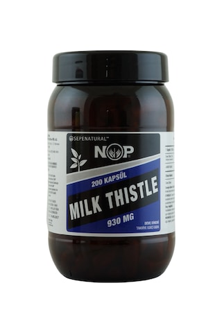 Nop 930 MG Milk Thistle Seed Deve Dikeni 200 Kapsül