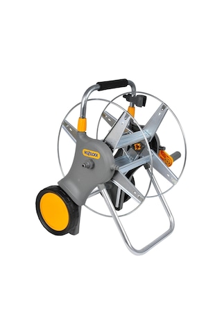 Ayrex 2460h 90 M Kapasiteli Tekerlekli Metal Hortum Toplama Sarma Arabası