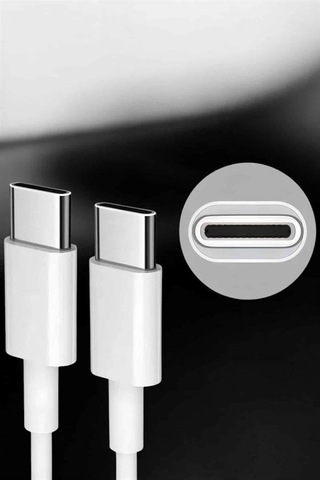 İos Uyumlu Typec Girişli Hızlı Şarj 15/15 Pro Max Adaptör Ve Kablosu
