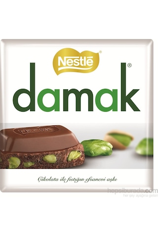 Nestle Damak Antep Fıstıklı Sütlü Kare Çikolata 6 x 60 G