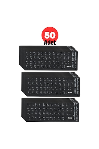 Mn6 Map01 Arapça Klavye Etiketi/silinmez-50 Adet/notebook-pc Uyumlu/arapça Klavye Sticker